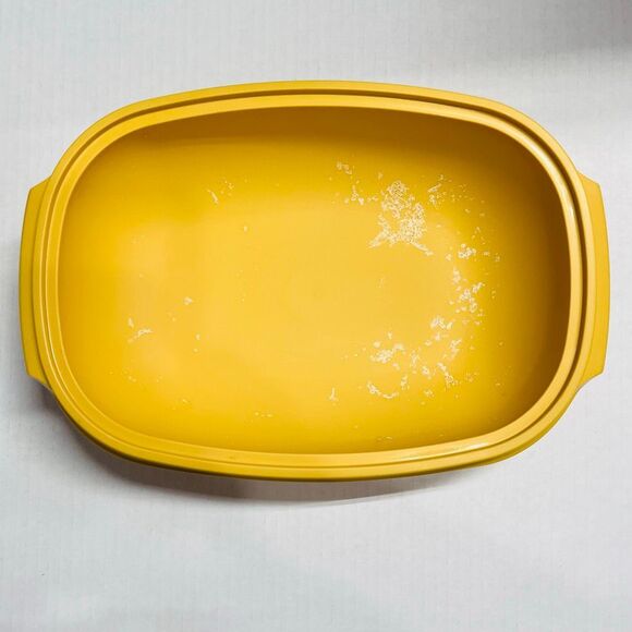 Vintage Tupperware Steamer In Harvest Gold  6 Cup - Picture 3 of 5